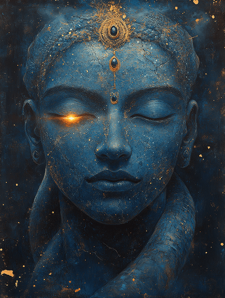 Rahu deity illustration